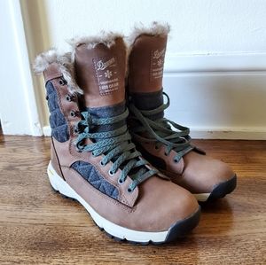 Like New Danner Waterproof Women's Raptor 650 Brown Snow Hiking Winter Boots 7.5
